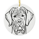 Supporter Dogge sabbert ornaments