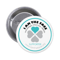 *Supporter* I AM THE FACE Blue Button buttons