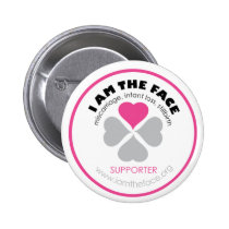 *Supporter* I AM THE FACE Pink Button buttons