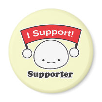Supporter Magnet (more styles) by urmemorables Supporter Magnet (more styles)
