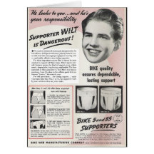 Supporter Wilt is Dangerous! Greeting Cards