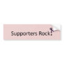 Supporters Rock Bumper Sticker