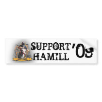 SUPPORTHAMILL, '09 Bumper Sticker bumper stickers
