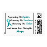'Supporting Admiring Honoring 1' Postage Stamps