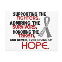 Supporting Admiring Honoring 3.2 Brain Tumor Postcard