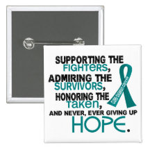 Supporting Admiring Honoring 3.2 Ovarian Cancer Pins