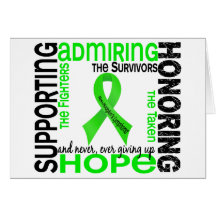 Supporting Admiring Honoring 9 Non-Hodgkins Lympho Greeting Cards