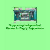 Supporting Connacht Supporters t-shirts
