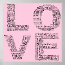 Supporting Loved Ones (Black Text) Print