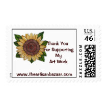 Supporting My Art Work postage