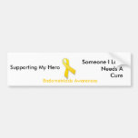Supporting My Hero Endo Bumper Sticker