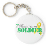 Supporting My Soldier Keychain