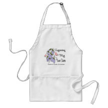 Supporting My Twin Sister - Cancer Awareness Apron