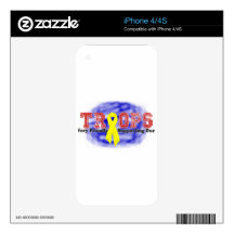 Supporting Our Troops (Ribbon) Skins For The iPhone 4