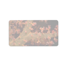 Supporting spicules of a soft coral tree personalized address labels