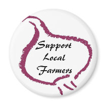 SupportLocalFarmers magnets by Rosie556 SupportLocalFarmers magnets
