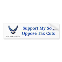 Supprt My Air Force Son Bumper Sticker
