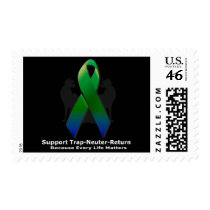 Supprt Trap Neuter Return Colors of Hope Postage Stamps