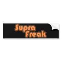 Supra Freak Bumper Stickers