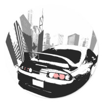 Supra Rollin' Round Stickers