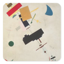 Suprematist Composition No.56, 1936 Square Stickers