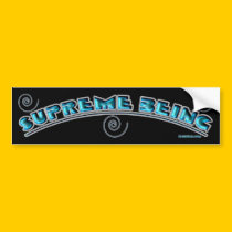 Supreme Being "Space" Bumper Stickers bumper stickers