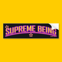Supreme Being "Stars" Bumper Stickers bumper stickers