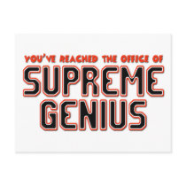 Supreme Genius Postcards