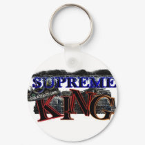 supreme king klick logo keychains