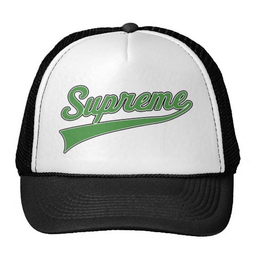 supreme trucker cap