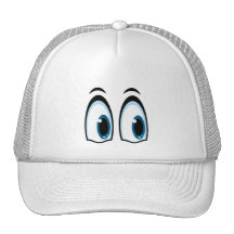 SUPRISED EYES TRUCKER HAT