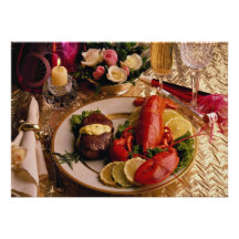 Surf and turf custom announcements