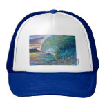Surf Art Trucker Hat, Rainbow Tube