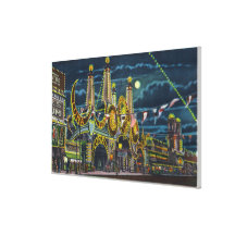 Surf Avenue View of Luna Park Entrance at Canvas Prints