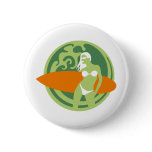 surf babe pinback buttons