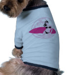 surf babe pet tshirt