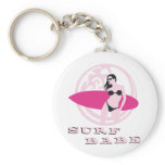 surf babe keychain