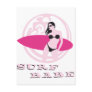surf babe post card