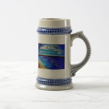 Surf Beer Stein Coffee Mug