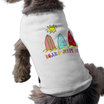 Surf Board Meeting pet clothing by lesrubadesigns Surf Board Meeting pet clothing