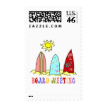 Surf Board Meeting Stamp