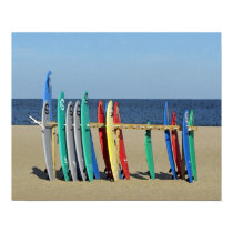 Surf boards Asbury Park NJ Beach posters by Thejerseyshore Surf boards Asbury Park NJ Beach posters