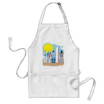 Surf Boards at the Beach aprons