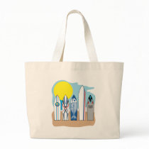 Surf Boards at the Beach bags by aesthete Surf Boards at the Beach bags