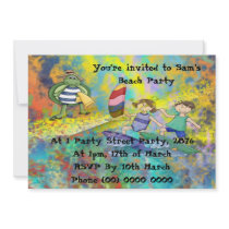 Surf Buddies Invitation