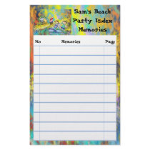 Surf Buddies Custom Stationery