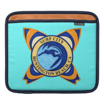 Surf City, Huntington Beach, CA iPad Sleeve