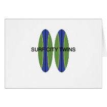 Surf City Twin Surfboards cards