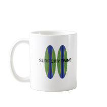Surf City Twin Surfboards mugs