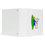 Surf Couple 3 Ring Binders